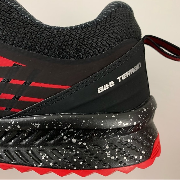 New Balance Red Speckled Sneakers - Picture 6 of 12